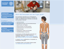 Tablet Screenshot of kraniofaziale-orthopaedie.de